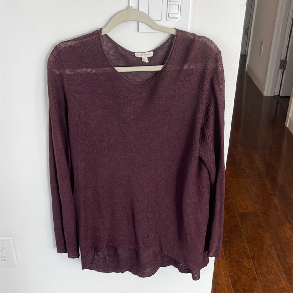 Eileen Fisher Lightweight Plum